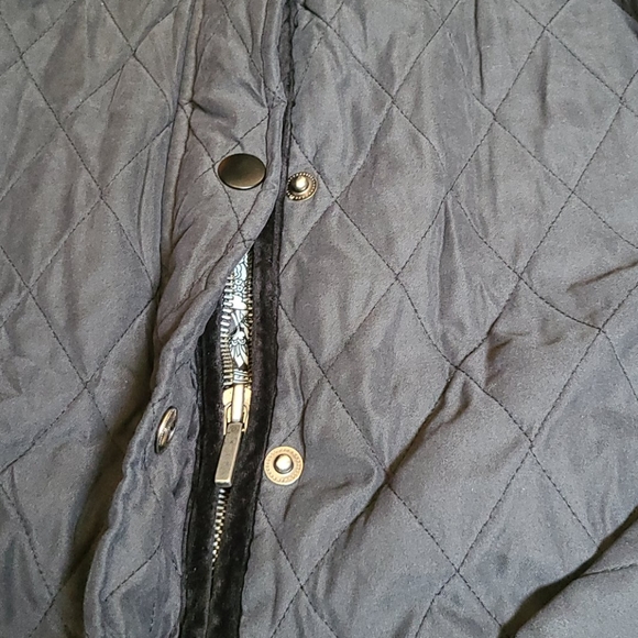 Charter Club Jackets & Coats Dark Grey Quilted Jacket Poshmark
